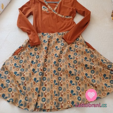 Podzimní šaty pro dceru