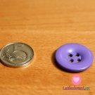 Knoflík hladký lesklý fialový světlý 24mm