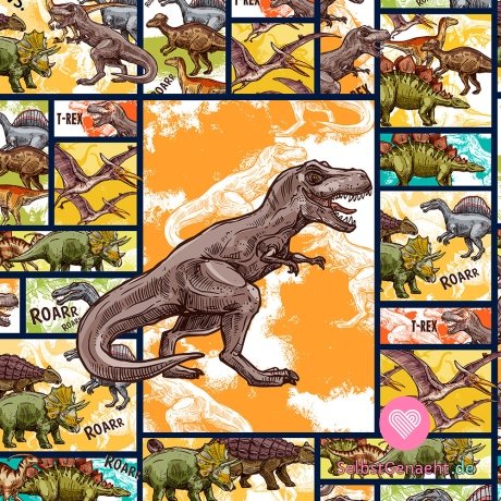 Dinosaurier-Comic-Panel