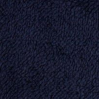 Fleece s beránkem jednobarevný tmavě modrý 