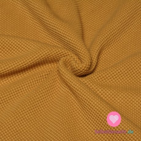 Einfarbiges Sweatshirt mit Senfblasen, 3D-Struktur