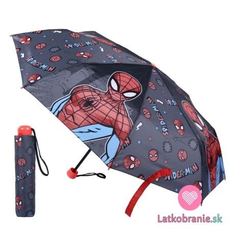 Detský skladací dáždnik Spiderman