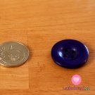 Knoflík hladký lesklý fialový tmavý 24mm