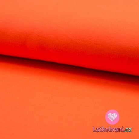 Teplákovina neon oranžová