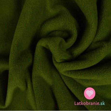 Polárna fleece antipilling khaki zelená