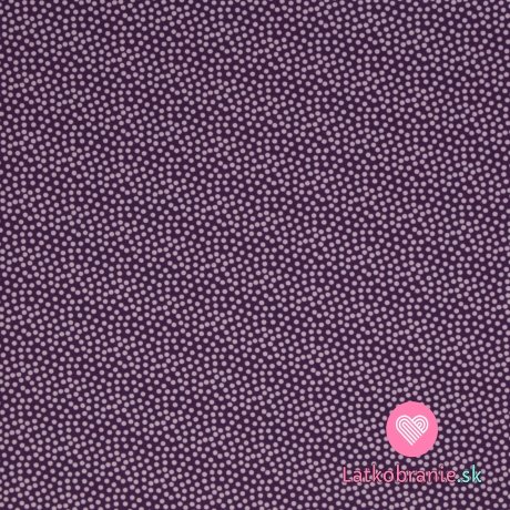 Úplet drobné lila bodky na fialovej
