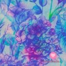 Warmkeeper potisk akvarelové květy na modré