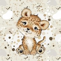 Panel rozkošný gepard 40x50 cm