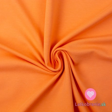 Úplet jednofarebný pastelovo oranžový