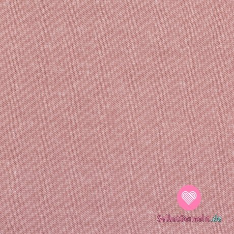 Pullover mit Lamm, Jeans-Effekt rosa