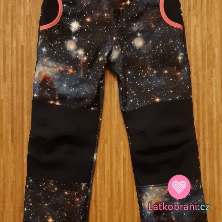 kalhoty- Softshell hvězdy vesmír