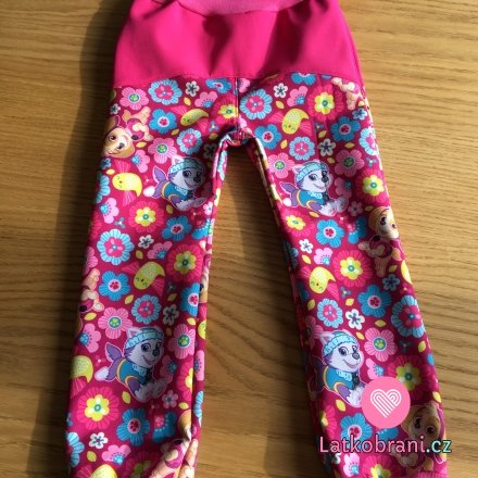 Softshellove kalhoty pro holčičku 