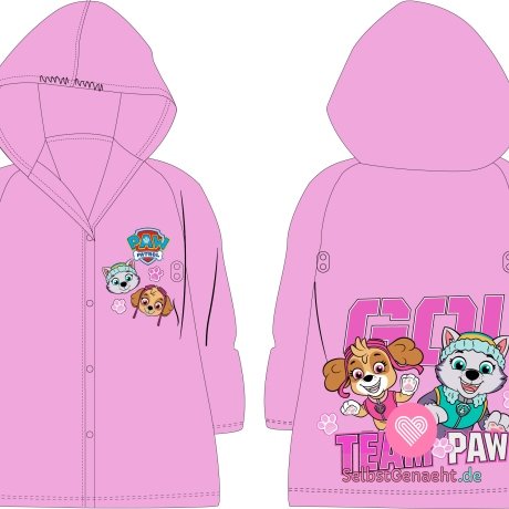 Paw Patrol Kinder-Regenmantel, Pink 98-104