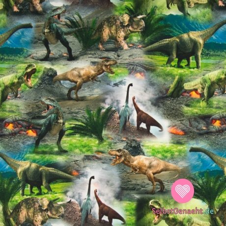 Stricken Sie digitale Dinosaurier als lebendige Vorgeschichte