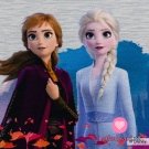 Úplet panel Ledové království 2 - Anna a Elsa na šedém melé