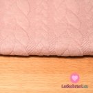 Pletenina copánky růžové s nádechem do starorůžové