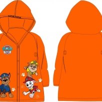 Regenmantel Kinderpfotenpatrouille, orange, vel. 98-104