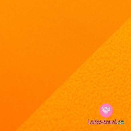 Softshell s fleecem neon oranžová 