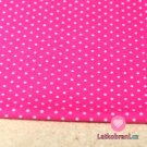 Úplet drobné puntíky na pink růžové 2mm