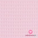 Bavlněná vaflovina jednobarevná baby růžová