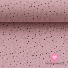 Bavlněné plátno droboučké puntíčky na růžové
