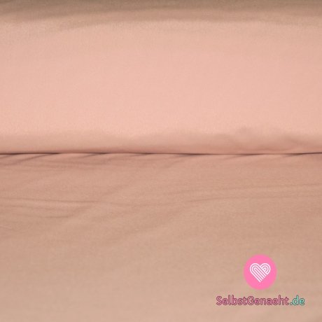 Softshell in Beige mit dezentem Pink-Touch mit Fleece