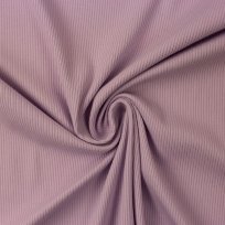 Rebrovaný jednofarebný úplet fialový lila