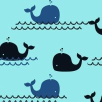 Úplet potisk velryby na moři