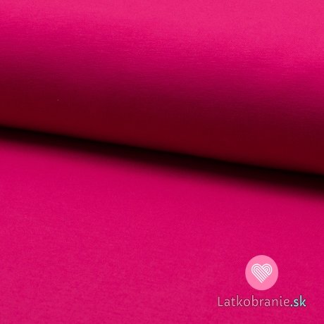 Jednofarebná teplákovina ružová pink