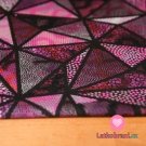 Úplet digitisk mozaikové trojúhelníčky růžové