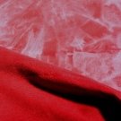 Teplákovina červená batika