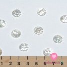 Knoflík kulatý, vroubkový perleťový 11mm