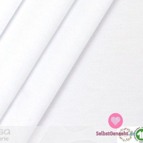 Trainingsanzug aus gekämmter Bio-Baumwolle - Weiß
