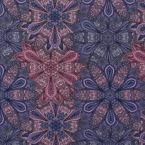 Softshell letní potisk fialová mandala