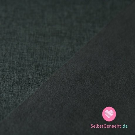 Softshell-Stretch grundgrau dunkel mit Fleece