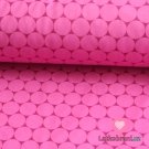 Softshell kolečka růžová na malinové (2,5cm)