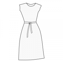 Strih dámske šaty Mischel XS-XL