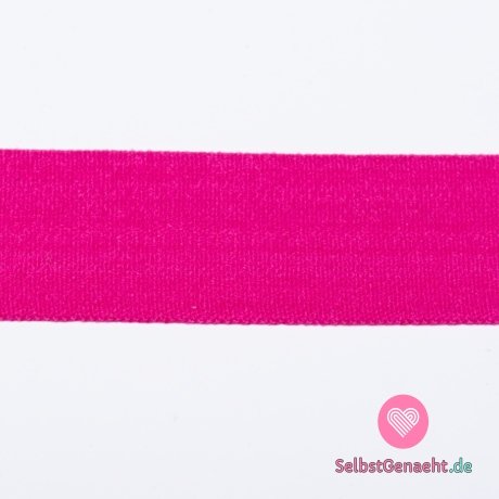 Kanteneinfassung federweich MATT 20mm Rosa magenta
