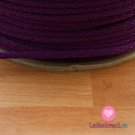 Šňůra kulatá oděvní PES 4 mm fialová sytá
