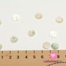 Knoflík kulatý, vroubkový perleťový 10mm