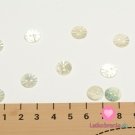 Knoflík kulatý, vroubkový perleťový 10mm
