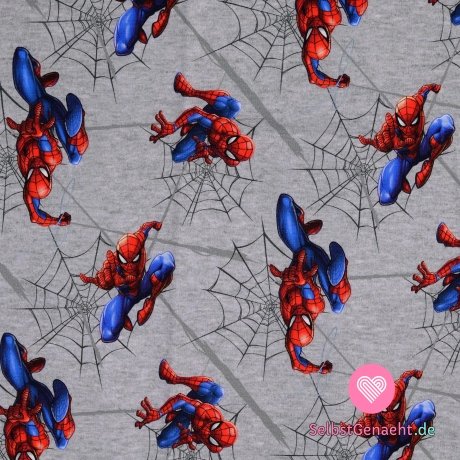 Trainingsanzug mit Spider-Man-Aufdruck auf Graumelange