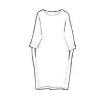 Střih dámské šaty Viktoria XS-XXL