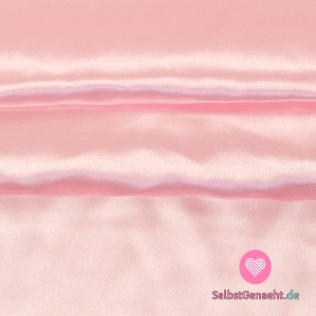 Satin-Polyester-Rosa
