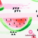 Úplet potisk slaďoučké melouny na malovaných proužcích
