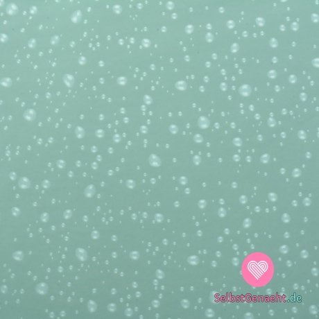 Softshell Winter - Regentropfen auf Sternminze - 3D-Effekt