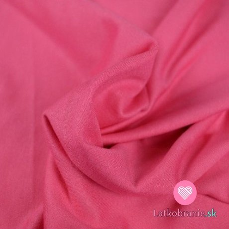 Viskózový jednofarebný úplet fuchsiovo ružový
