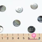 Knoflík kulatý, čtyřdírkový perleťový 15mm