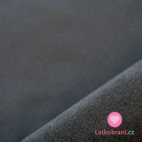 Softshell zimní strečový tmavě šedý s fleecem
