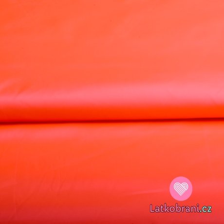 Šusťák jednobarevný červeno-oranžový